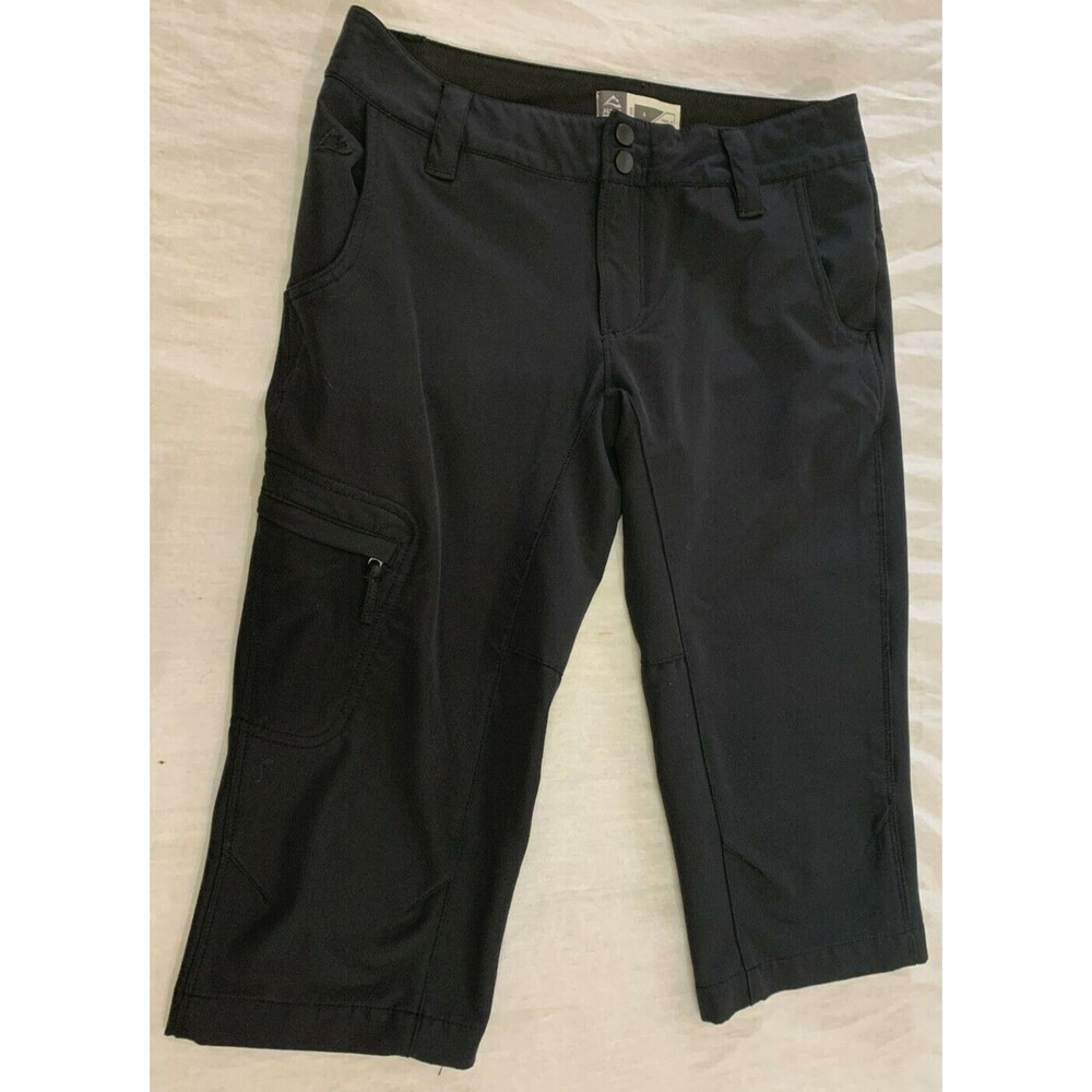ALPINE DESIGN WOMENS ATHLETIC CARGO CAPRIS SIZE 6